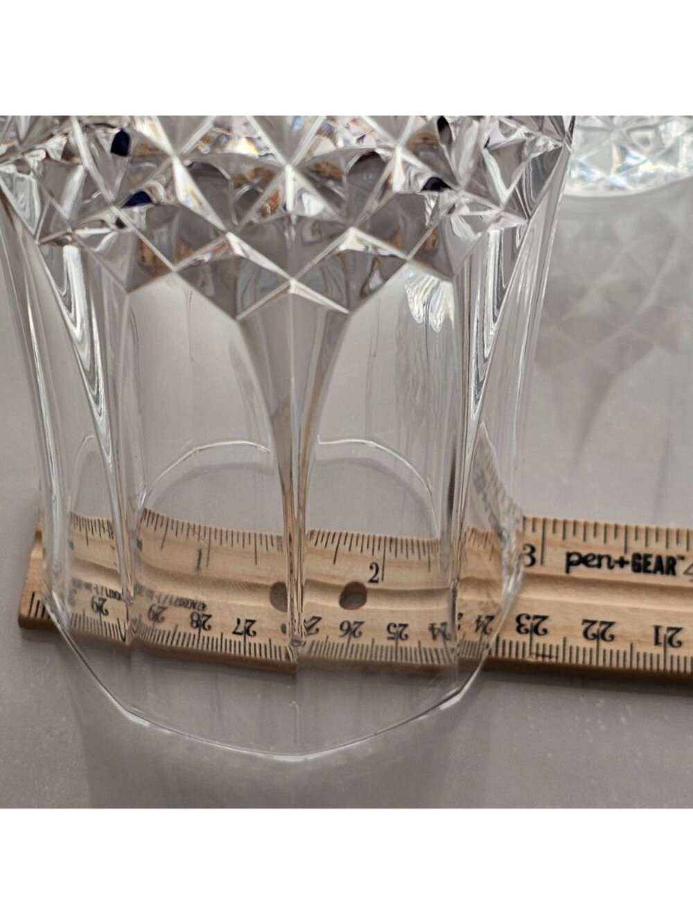2 Cristal d'Arques Longchamp Tumbler 5.25" Ice tea glasses vtg fine cut crystal - Picture 9 of 9